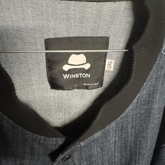 Dark blue Denim jacket size XL Winston brand - Picture 2 of 3